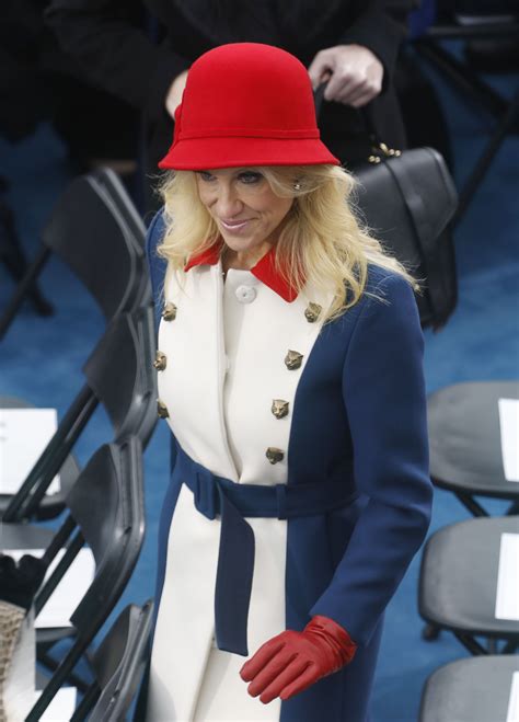 kellyanne conway red coat